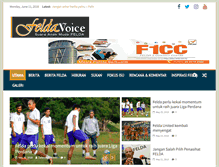 Tablet Screenshot of feldavoice.com